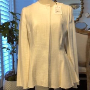 Ivory ,Fitted Jacket